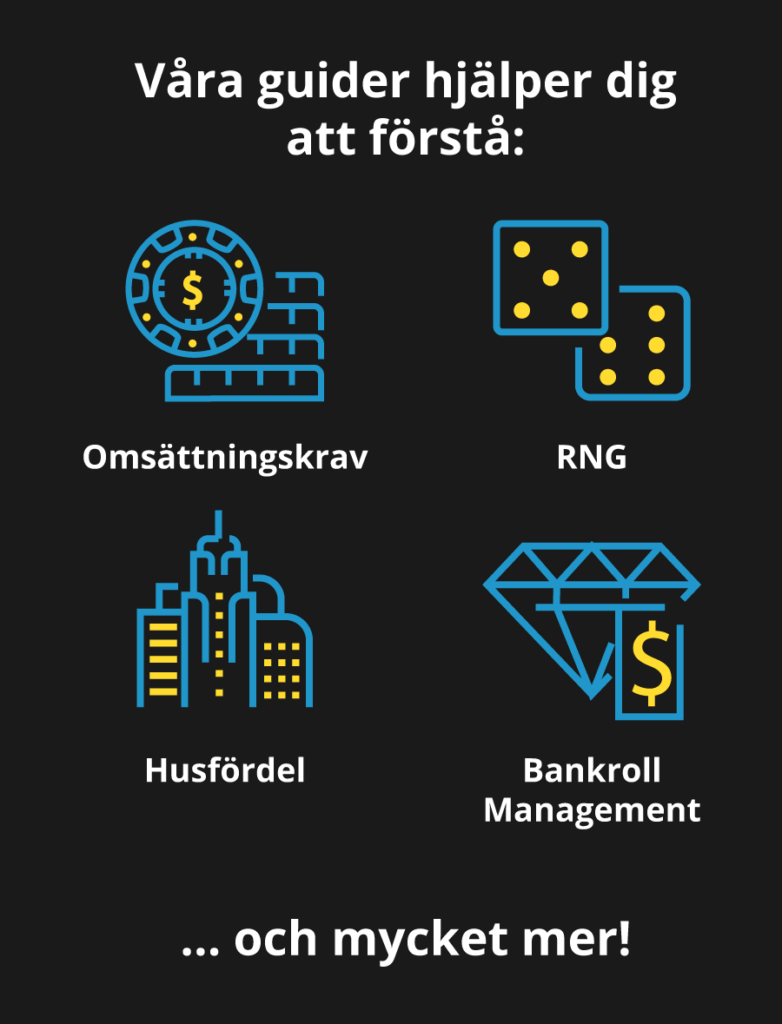 Stort utbud av casinoguider på SveaCasino