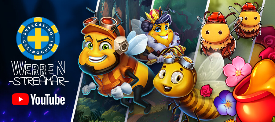 SveaCasino rankar slots med bi- och getingtema