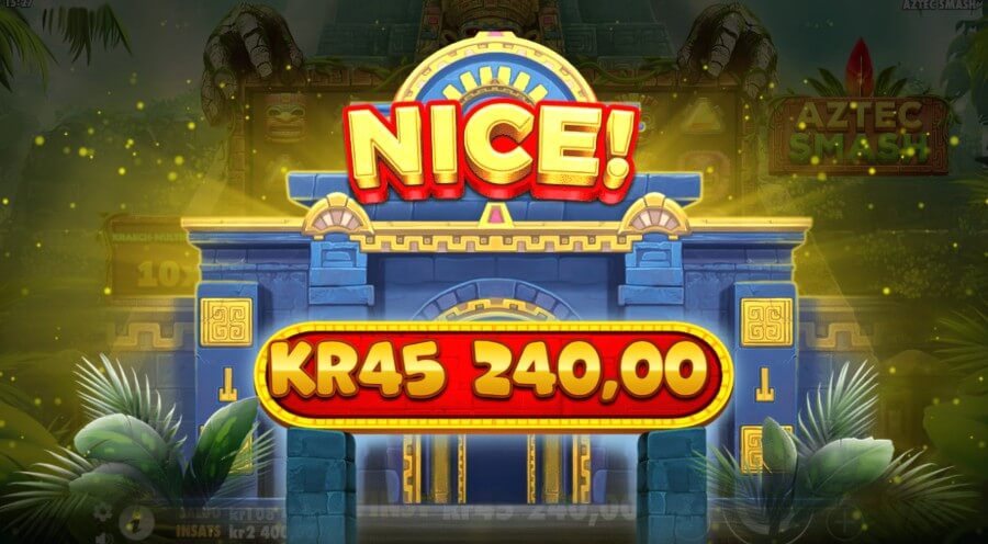 Storvinst i Aztec Smash