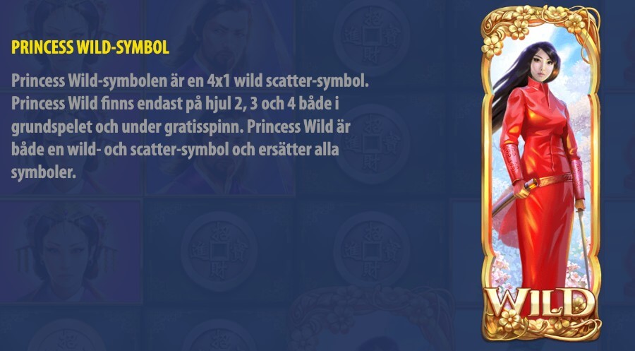 Wild-symbolen i Sakura Fortune